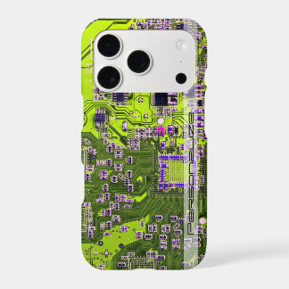 Custom Yellow PCB Circuit Board for IT Pros iPhone 17 Pro Case