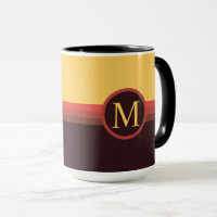 Custom Yellow Red Maroon Black Color Block
