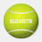 Custom Yellow Tennis Ball