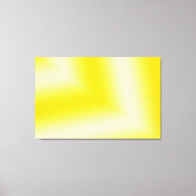 Custom Yellow & White Abstract Design Canvas Print
