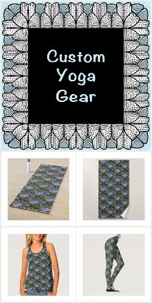 Custom Yoga Gear Nature Designs Collection