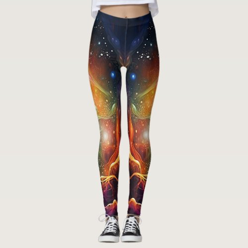 Custom yoga leggings with chakras