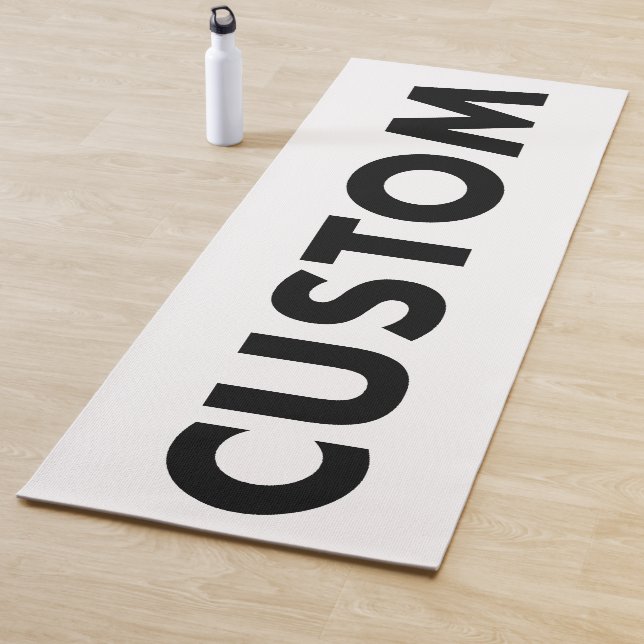 Custom Yoga Mat 1 Sided Print LANDSCAPE Orientated (In Situ)