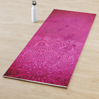 Custom yoga mat mandala