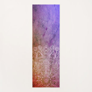 Custom yoga mat mandala