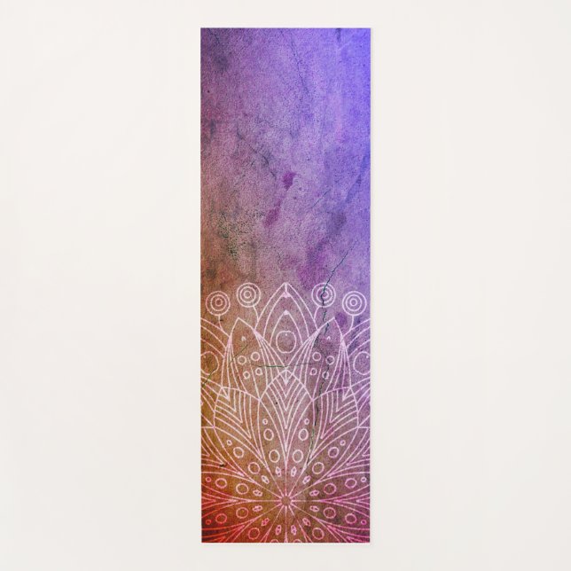 Custom yoga mat mandala (Front)