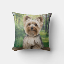 Custom Yorkie Pillow