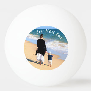 Custom You Mom Photo Ping Pong Ball with Text