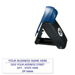Custom Your Address Pocket Stamp Template
