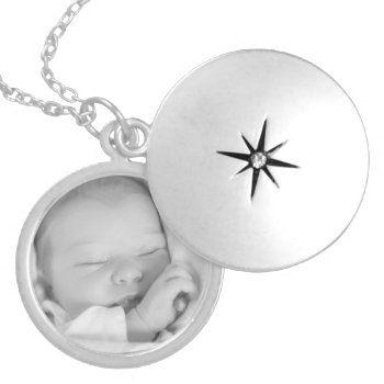 Custom Your Baby Photo Personalized Locket by roughcollie at Zazzle