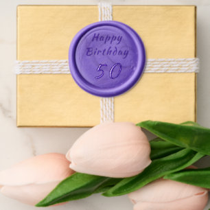 Custom Your Birthday Wax Seal Sticker Personalized