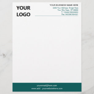 Custom Your Business Letterhead Template with Logo