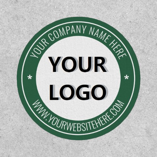 Custom Your Business Logo and Text Design Patch