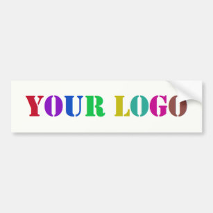 Custom Your Business Logo Company Bumper Sticker