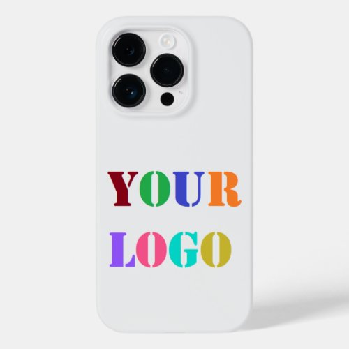 Custom Your Business Logo Company iPhone Case