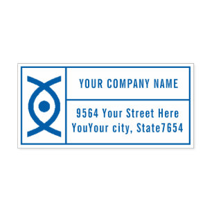 Custom Your Business Logo Company Self Ink Stamp