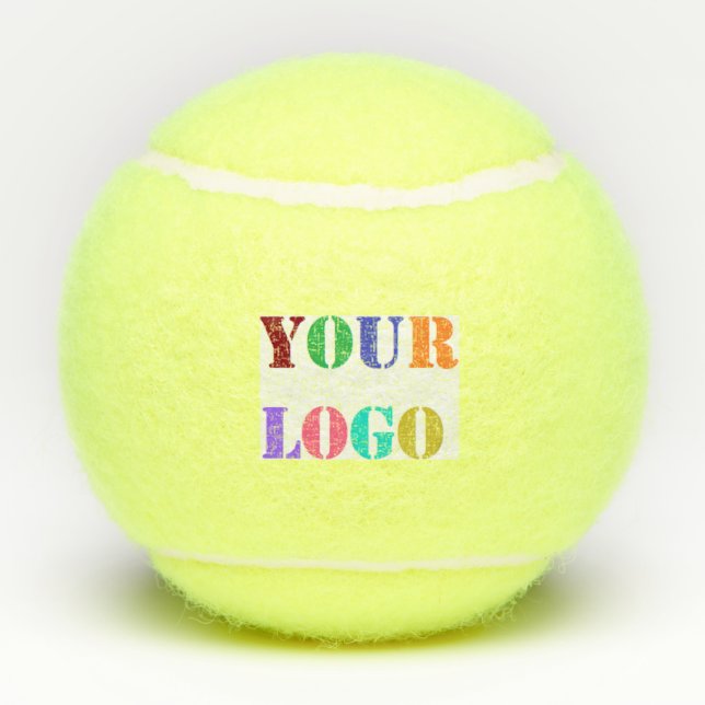 Custom Your Business Logo Company Tennis Balls (Back)