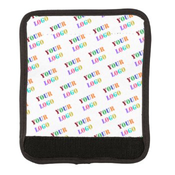 Custom Your Business Logo Luggage Handle Wrap by Migned at Zazzle