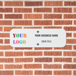 Custom Your Business Logo Name Sign Template