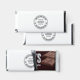 Custom Your Business Logo Name Template Hershey Bar Favors