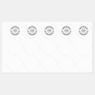 Custom Your Business Logo Name Template Labels