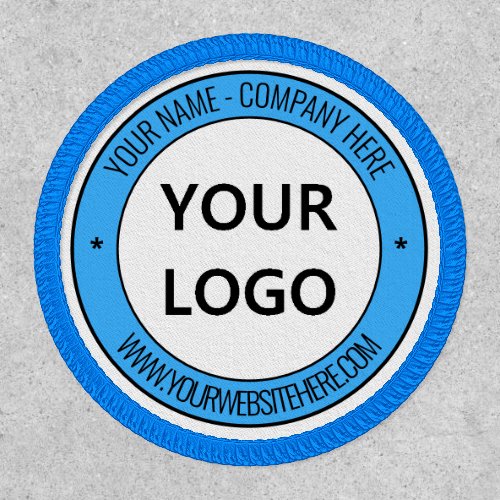Custom Your Business Logo Name Website Patch