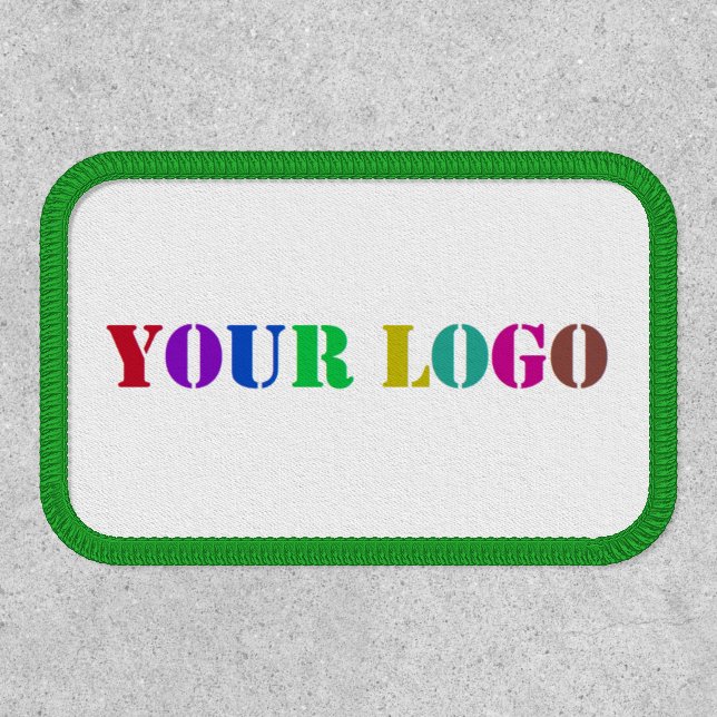 Custom Your Business Logo Photo or Text Patch (Front)