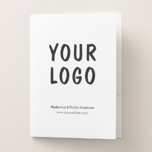 Custom Your Business Logo Pocket Folder