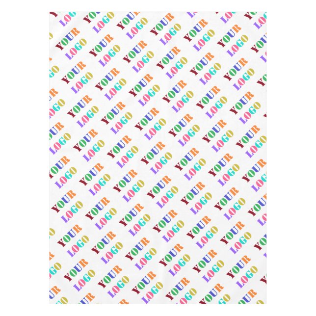 Custom Your Business Logo Promotional Tablecloth (Front)