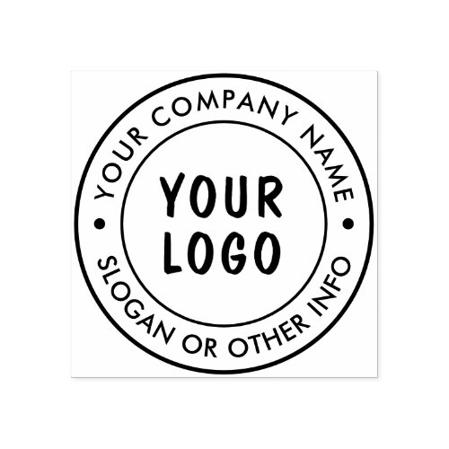 Custom Your Business Logo Rubber Stamp