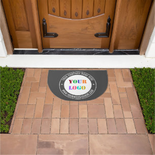 Custom Your Business Logo Text Promotional Doormat