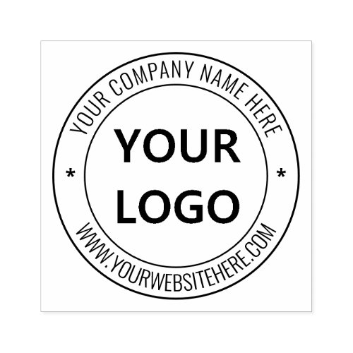 Custom Your Business Name Logo Company Personalize Rubber Stamp