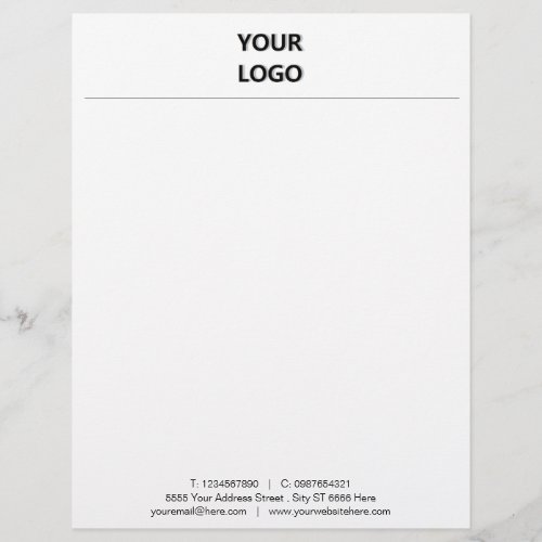 Custom Your Business Office Letterhead with Logo