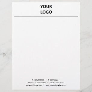 Custom Your Business Office Letterhead with Logo