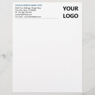 Custom Your Business Personalized Letterhead
