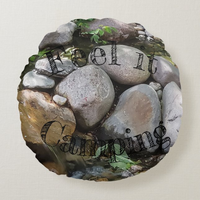 Custom your camping personalized pillow (Front)