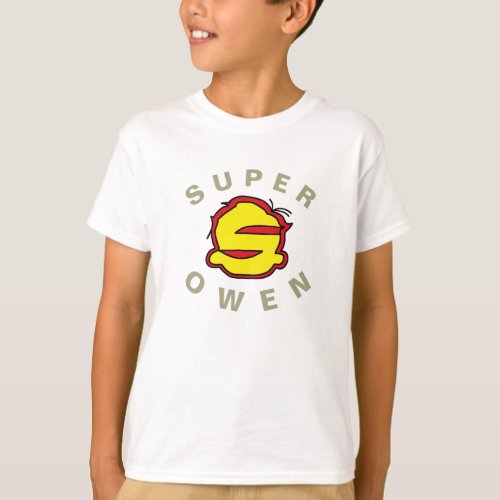 custom your childs name Super kids design T_Shirt