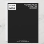 Custom Your Colors and Font Letterhead with Logo<br><div class="desc">Custom Colors and Font - Simple Personalized Your Business Letterhead with Logo - Add Your Logo - Image or QR Code / Name - Company / Address - Contact Information / more - Resize and move or remove and add elements / image with Customization tool ! Choose Font / Size...</div>