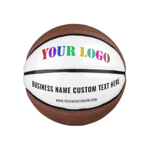 Custom Your Company Logo and Text Basketball