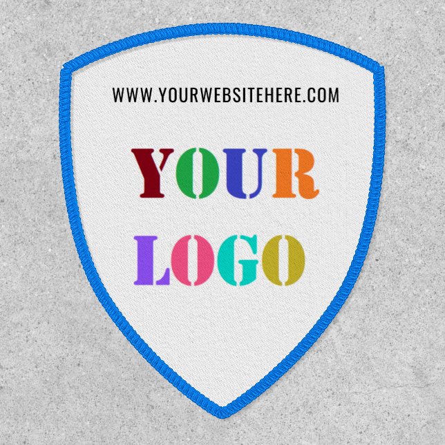 Custom Your Company Logo and Text Business Patch (Front)