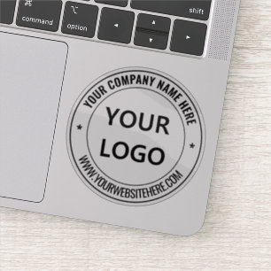 Custom Your Company Logo and Text Business Sticker