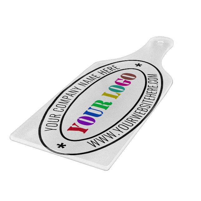 Custom Your Company Logo and Text Cutting Board (Corner)
