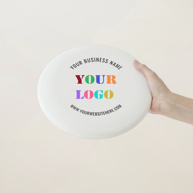 Custom Your Company Logo and Text Frisbee (In Hand)