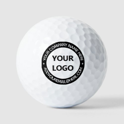 Custom Your Company Logo and Text Golf Balls