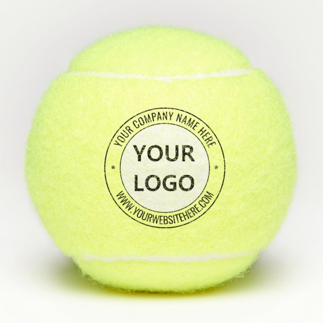 Custom Your Company Logo and Text Tennis Balls (Front)