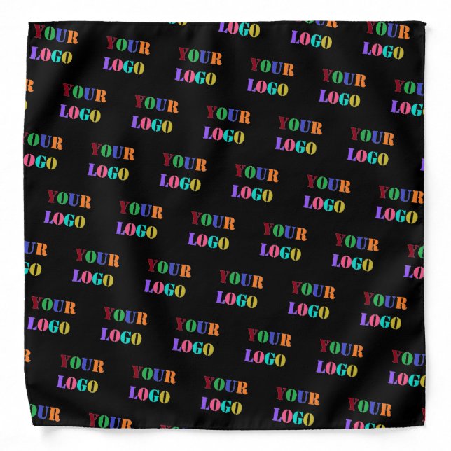 Custom Your Company Logo Bandana Choose Color (Front)
