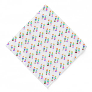 Custom Your Company Logo Bandana Choose Colos