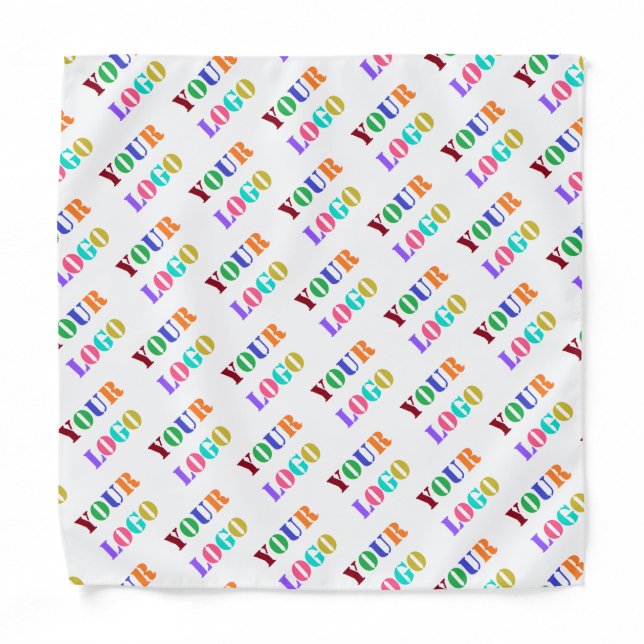 Custom Your Company Logo Bandana Template (Front)