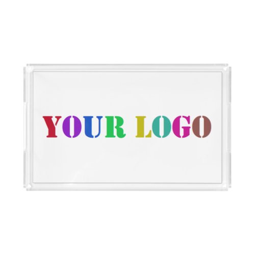 Custom Your Company Logo Business Acrylic Tray