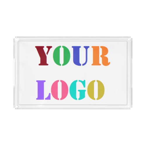 Custom Your Company Logo Business Acrylic Tray